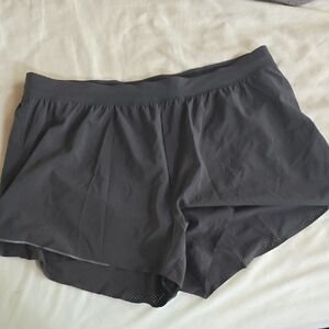 Charcoal Gray Workout Shorts